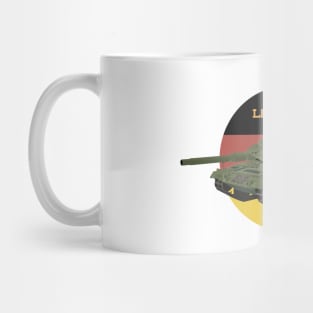 German Tank Leopard 2 with Flag Mug